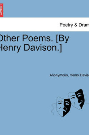 Cover of Other Poems. [by Henry Davison.]