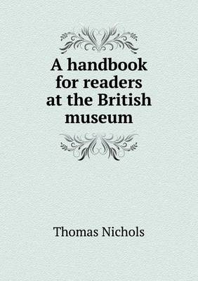 Book cover for A handbook for readers at the British museum