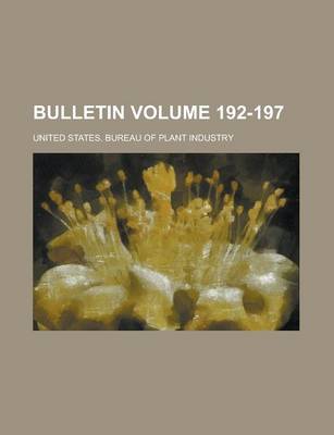 Book cover for Bulletin Volume 192-197