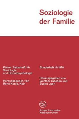 Cover of Soziologie der Familie