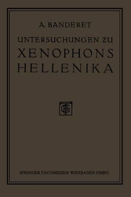 Cover of Untersuchungen Zu Xenophons Hellenika