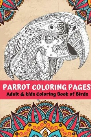 Cover of Parrot Coloring Pages