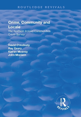 Book cover for Crime, Community and Locale