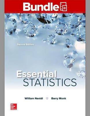 Book cover for Package: Loose Leaf for Essential Statistics with Connect Math Hosted by Aleks Access Card