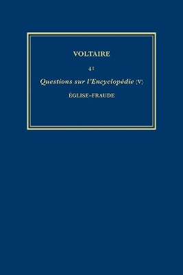 Cover of Complete Works of Voltaire 41