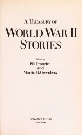 Book cover for Treasury of World War II Stories