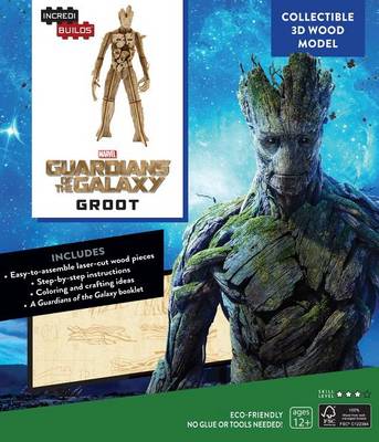 Cover of Marvel: Groot: Guardians of the Galaxy 3D Wood Model