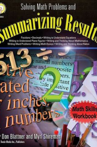 Cover of Solving Math Problems and Summarizing Results, Grades 5 - 8