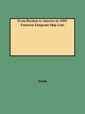 Book cover for From Bremen to America in 1850