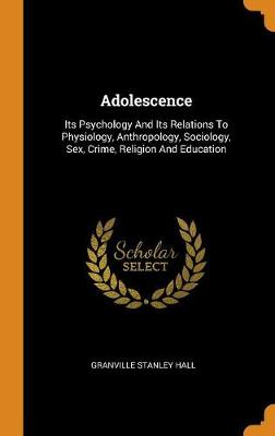 Book cover for Adolescence