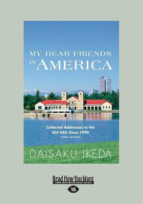 Book cover for My Dear Friends in America