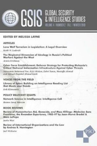 Cover of Global Security and Intelligence Studies