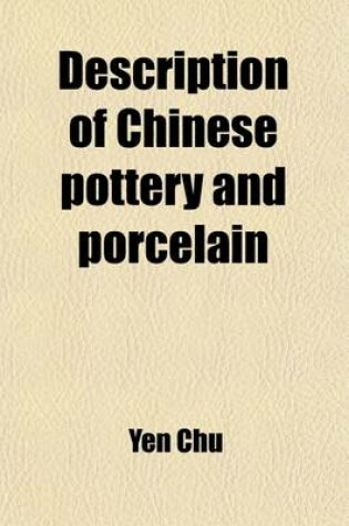 Cover of Description of Chinese Pottery and Porcelain