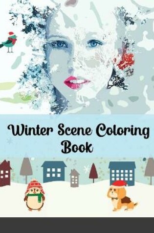 Cover of Winter Scene Coloring Book