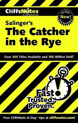 Book cover for Cliffsnotes on Salinger's the Catcher in the Rye