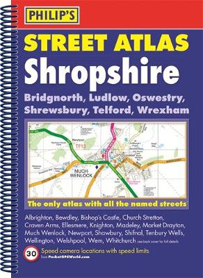 Cover of Philip's Street Atlas Shropshire and Telford