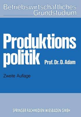 Cover of Produktionspolitik