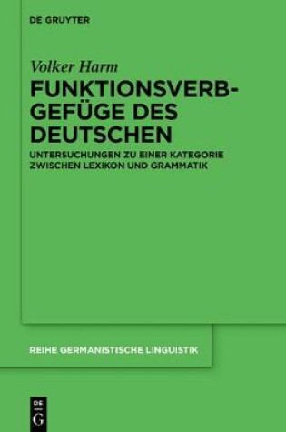 Cover of Funktionsverbgefuge Des Deutschen