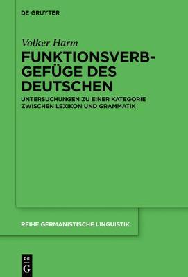 Book cover for Funktionsverbgefuge Des Deutschen