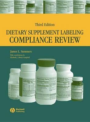 Cover of Dietary Supplement Labeling Compliance Review