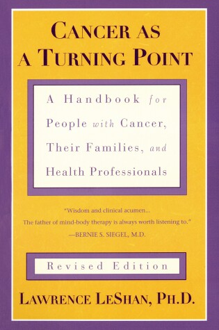 Cover of Cancer As a Turning Point