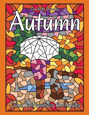 Book cover for Autumn Color by Numbers for Adults