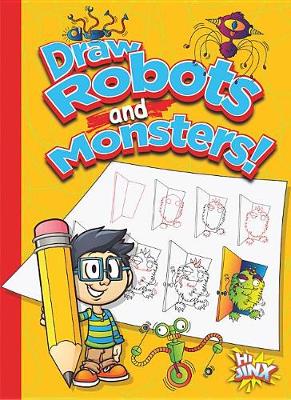 Book cover for Draw Robots and Monsters!