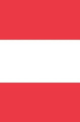 Cover of Austria Flag Notebook - Austrian Flag Book - Austria Travel Journal