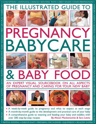 Book cover for The Illustrated Guide to Pregnancy, Babycare and Baby Food