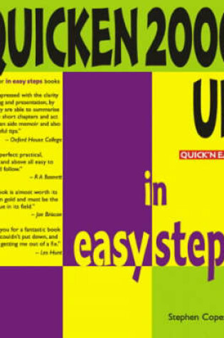 Cover of Quicken 2000 UK in Easy Steps