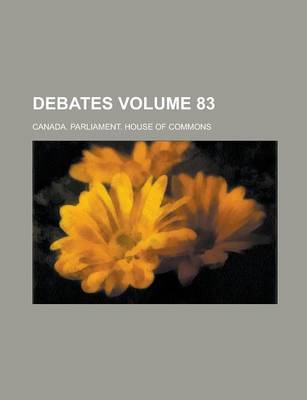 Book cover for Debates Volume 83