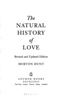 Book cover for The Natural History of Love