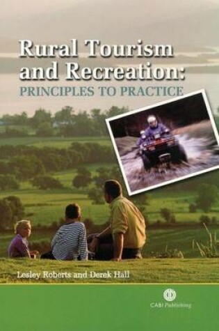 Cover of Rural Tourism and Recreation: Principles to Practice