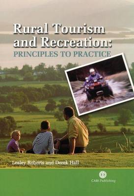 Book cover for Rural Tourism and Recreation: Principles to Practice