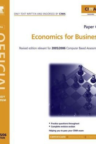 Cover of Economics for Business. Cima Study Systems 2006.