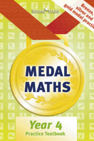 Cover of Medal Maths Practice Textbook Year 4
