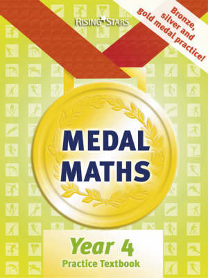 Book cover for Medal Maths Practice Textbook Year 4