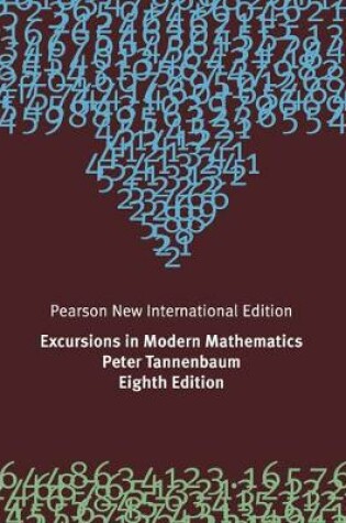 Cover of Excursions in Modern Mathematics Pearson New International Edition, plus MyMathLab without eText