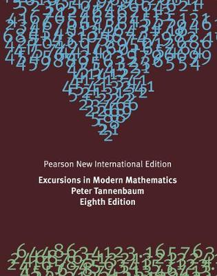 Book cover for Excursions in Modern Mathematics Pearson New International Edition, plus MyMathLab without eText