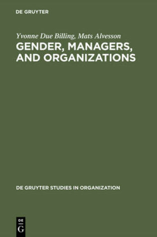 Cover of Gender, Managers, and Organizations