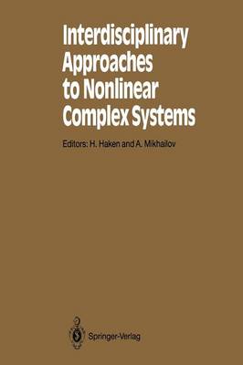 Book cover for Interdisciplinary Approaches to Nonlinear Complex Systems