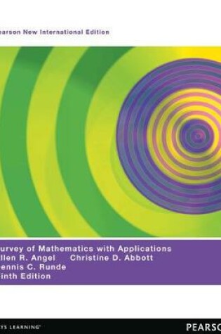 Cover of A Survey of Mathematics with Applications Pearson New International Edition, plus MyMathLab without eText