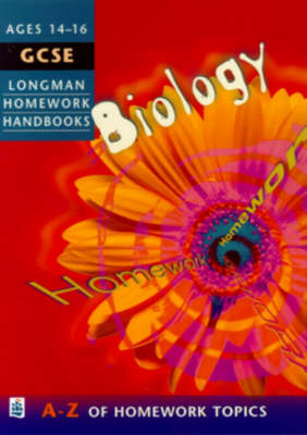 Book cover for Longman Homework Handbook: GCSE Biology