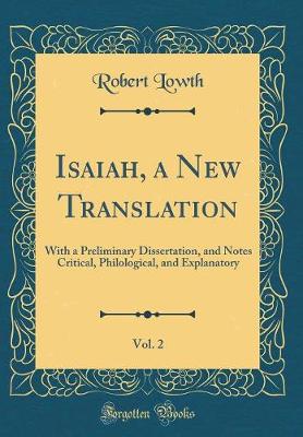 Book cover for Isaiah, a New Translation, Vol. 2