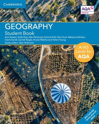 Cover of A/AS Level Geography for AQA Student Book with Cambridge Elevate Enhanced Edition (2 Years)