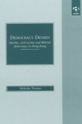 Cover of Democracy Denied