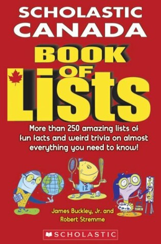 Cover of Scholastic Canada Book of Lists