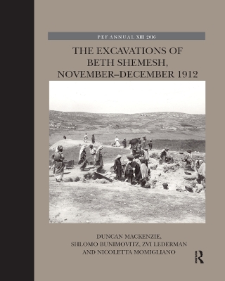 Cover of The Excavations of Beth Shemesh, November-December 1912