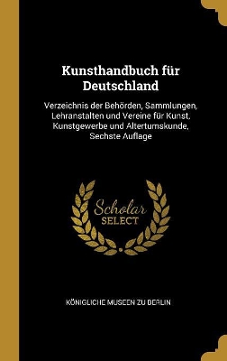 Book cover for Kunsthandbuch für Deutschland