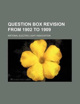 Book cover for Question Box Revision from 1902 to 1909